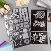 20Pcs/Set 10 Rubber Magnetic Sheets 0.5mm Thickness with 10 Clear