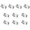 Hose Clamp, 10 Pieces Stainless Steel Adjustable 13-19mm Range Worm