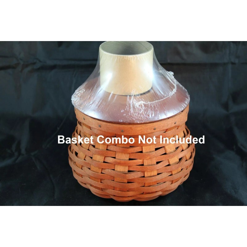 Longaberger 2007 Small Fall Gourd Basket Black with Edges Liner