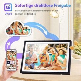 Fine Life Pro 10.1 Inch WiFi Digital Picture Frame, 1280 x 800 HD IPS Touchscreen Photo Frame, 32 GB Memory, Automatic Rotation, Wall Mountable