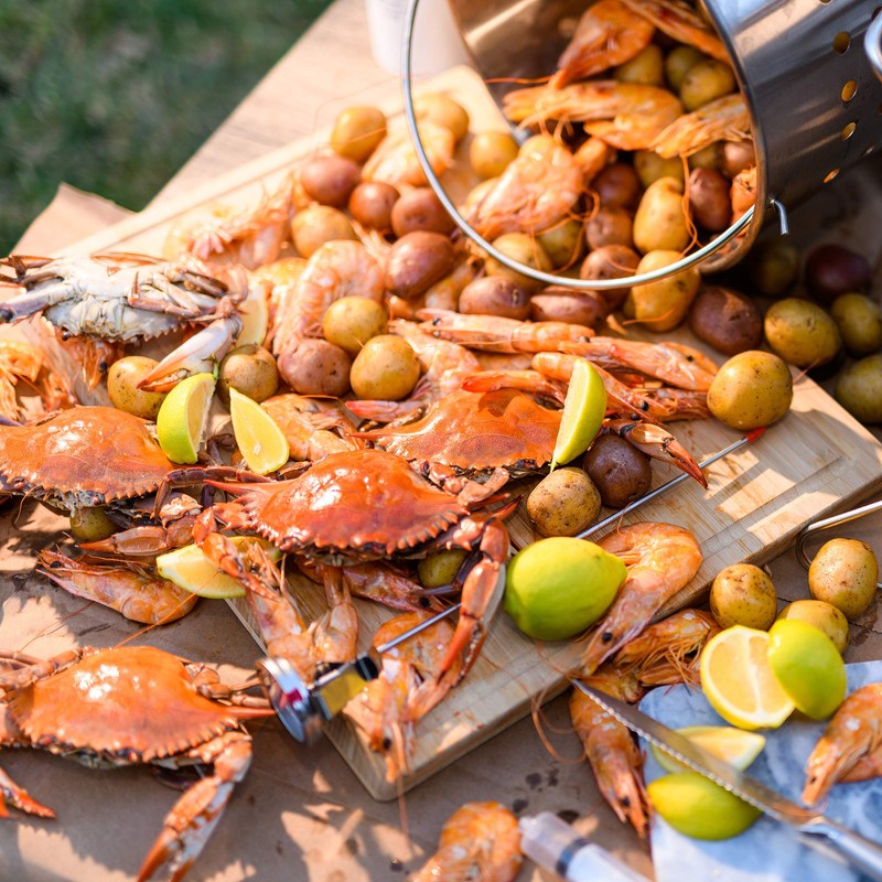 Barton 30Qt Turkey Deep Fryer Deluxe Aluminum 37,000 BTU Outdoor