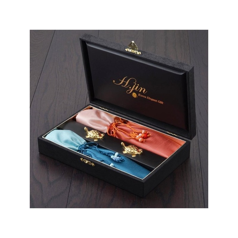 (H.jin) Hyunjin Classic Hundred Longevity and Hundred Blessings Gold Titanium