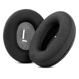 TaiZiChangQin Ohrpolster Ohrpolster Ersatz Kompatibel mit Mpow H19 IPO Bluetooth 5.0 Active Noise Cancelling Kopfhörer (Upgrade Fabric Black)