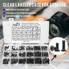 HanTof 900PCS Countersunk Screws Assortment Kit, M2 M2.5 M3 Bolts