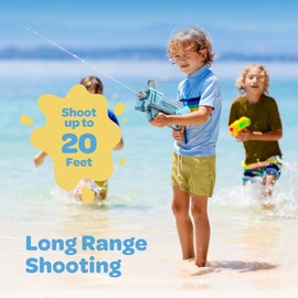ArtCreativity AquaStriker Water Blaster - 1 Piece - Water Guns for Kids and Adults with 180 Degree Shooting - Powerful Water Gun with 10 Foot Range - Squirt Gun for Pool, Backyard, and Beach Fun