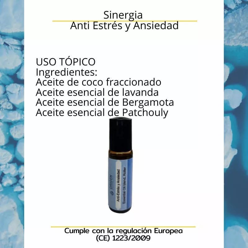 Origen Essential Oils Aceite Esencial Roll Anti Estrés Y Ansiedad