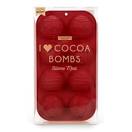 Handstand Kitchen Hot Cocoa Bomb Embossed Silicone Mold