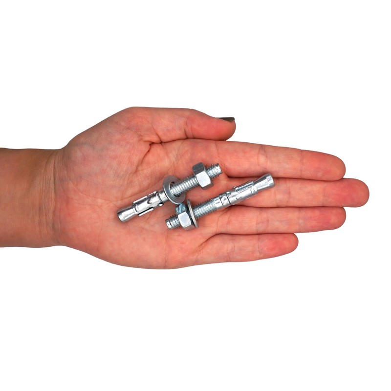 SKIR'CO Pack of 6 Wedge Anchors Galvanised M8 x 60