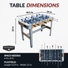 Hathaway Amherst Foosball Table Adult Size - 48-in Foosball Table