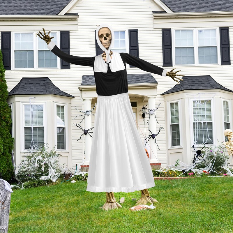 Yahenda 2 Pcs 12 ft Skeleton Accessories Thanksgiving 12 ft