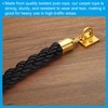 PATIKIL Stanchion Rope, 1.2m/3.9Ft Barrier Rope Twisted Post Ropes with