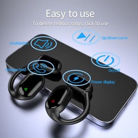 Bluetooth Wireless Earbuds, S8 Sound Quality, 38H Playtime, IPX8 Waterproof, Clear Calls