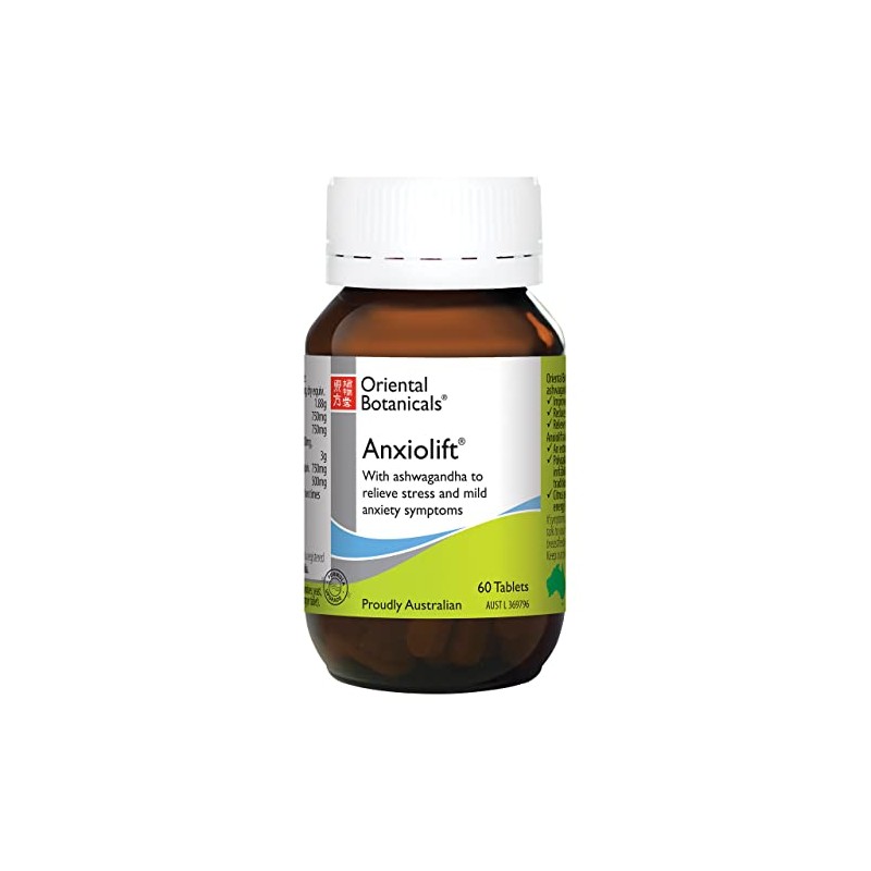 Oriental Botanicals Anxiolift 60 Tablets
