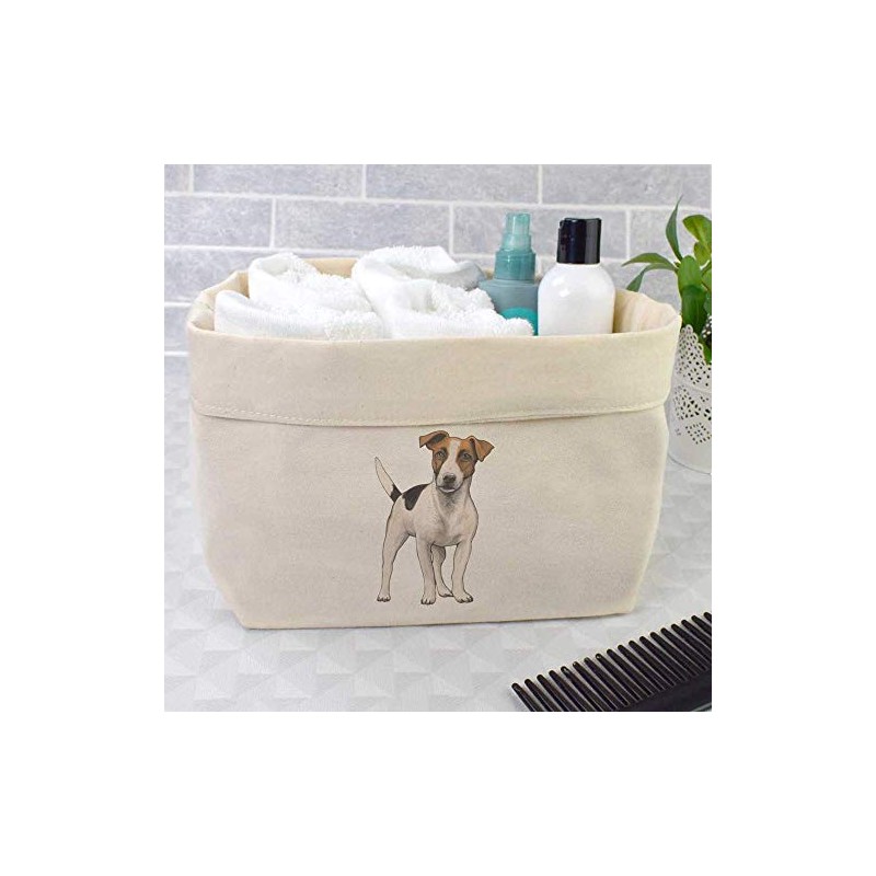 Large 'Jack Russell' Canvas Organiser/Storage Bag (OR00008133)