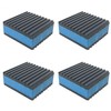 CHENJIN 4PCS Air Compressor Vibration Damping Cushion 2x2x7/8 Inches Rubber