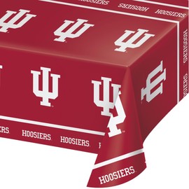 Trendware Indiana University Plastic Tablecloths, 3 ct