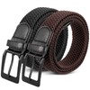 Utensilsto Pack of 2 Men's Stretch Belts, Elastic Belt, Braided