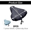 Pack of 2 Bicycle Saddle Rain Cover Bicycle Seat Cover