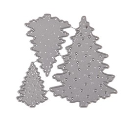 Rayher Cutting Dies Set Winter Forest for Card Making, Scrapbooking and Much More, Set of 3 Stencils, 2.4 - 5.3 cm x 3.5 - 7.2 cm, Embossing Stencils, Christmas Cutting Stencils, 50246000