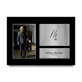 HWC Trading A4 Cillian Murphy The Dark Knight Scarecrow Gifts Printed Signed Autograph Picture for Movie Memorabilia Fans