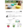minimynimo Round 40 Nordic Green Blue Floor Cushion Cover (Graspop