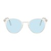 [nanala] Nanara Boston UV Protection Round Sunglasses, Clear Frame, Kamakura
