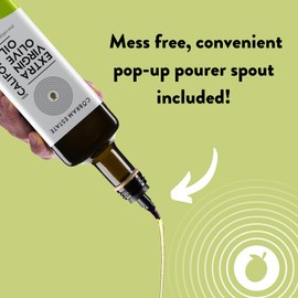 Cobram Estate Robust 100% California Extra Virgin Olive Oil, First Cold Pressed, Non-GMO, Keto Friendly, High in Antioxidants, Bold & Spicy, 375ml Bottle