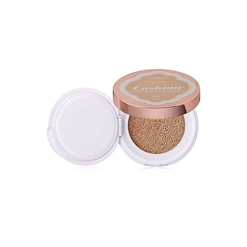 L'Oréal Paris True Match Lumi Cushion Foundation, W2 Light Ivory,