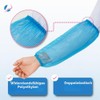 Pack of 100 Polyethylene Sleeve Protectors, Durable and Waterproof with