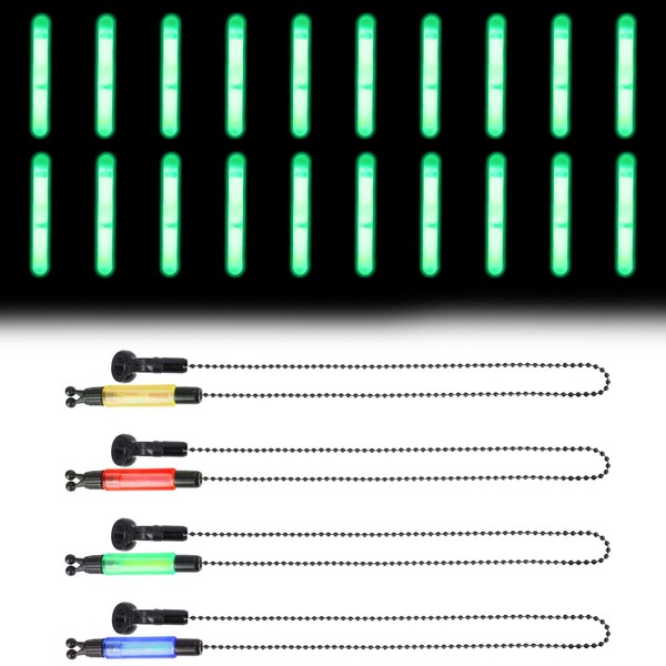 WEDNOK Pack of 4 Fishing Swingers with Bite Alarm with