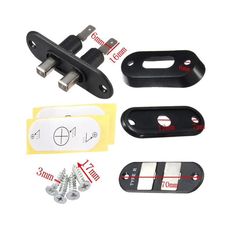 Namvo Black Sliding Door Door Switch Replacement Alarm Central Locking