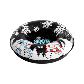 Inflatable Snow Tubes for Kids and Adults, Cold-Resistant Thickened Heavy Duty Sleds with Handles,Fun Snow Toys for Family