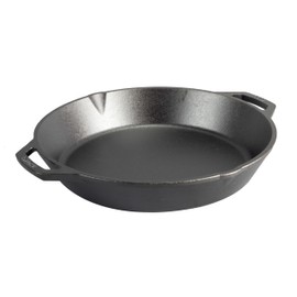 Lodge Lodge 13.25 Inch Cast Iron Dual Handle Pan C Large Pre-Seasoned Skillet for Grill, Stovetop, Oven, and Campfire C Made in USA, Induction Compatible, Naturally Nonstick, Even Heating