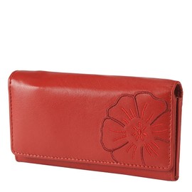 Branco Wallet 29918 Flower Motif Leather Women's Wallet Leather Purse Presented By The Oasis