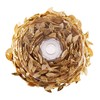 DECORA 36 Yards Artificial Gold Leaf Ribbon Trim for Wreath