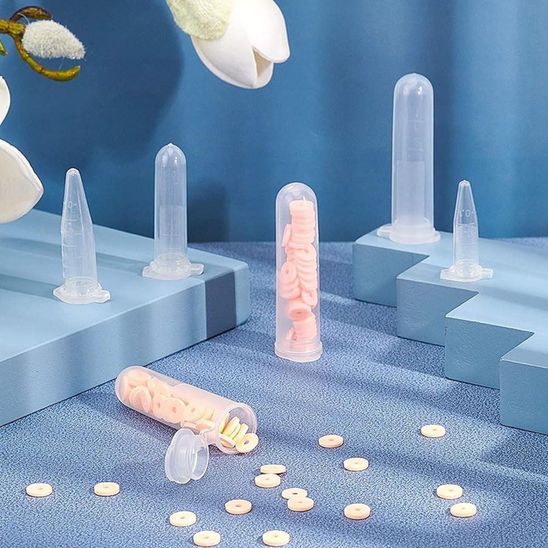 Baluue 5ml Tubes, Microcentrifuge Graduated Tube with, Polypropylene Small Sample