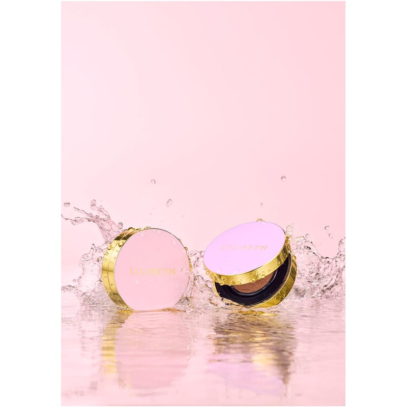 LILIBETH TIMELESS GLOW CUSHION Foundation SPF 50+ PA++++ Korean Cosmetics