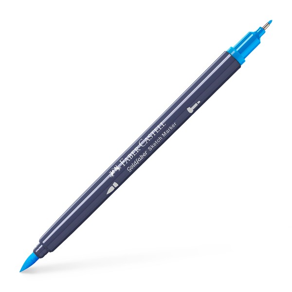 Faber-Castell Creative Studio Goldfaber Sketch Marker, Azure Blue, Single Marker,