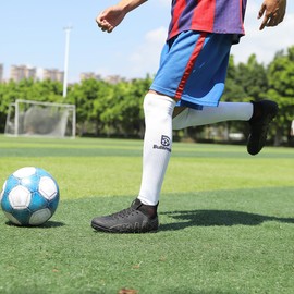 Bulamall Zapatos de Fútbol para Hombre Profesionales Zapatillas de Deporte Adulta Tacos de Fútbol para Entrenar al Aire Libre Atletismo Interiores, Exteriores