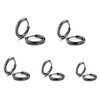 GNALIA 5 Pieces Hoop Earrings, Stainless Steel Earrings for Men