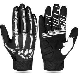 RIGWARL Bike Gloves for Men Cycling, Ultra Thin Breathable Anti-Slip Cycling Gloves for Men and Women, Full Finger Shock Absorption MTB Gloves for Road Bike Mountain Bike Motorcycle Outdoor Sports