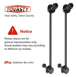 TOVASTY 2Pcs Rear Suspension Stabilizer Bar Links Kit Sway Bar Links for Hyundai Santa Fe 2007-2012 | SK0643