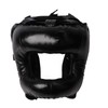 Boxing Headgear Black Head Guard Large Full Coverage PU Shock