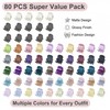 80 Pcs Mini Hair Claw Clips for Women Bangs Strong