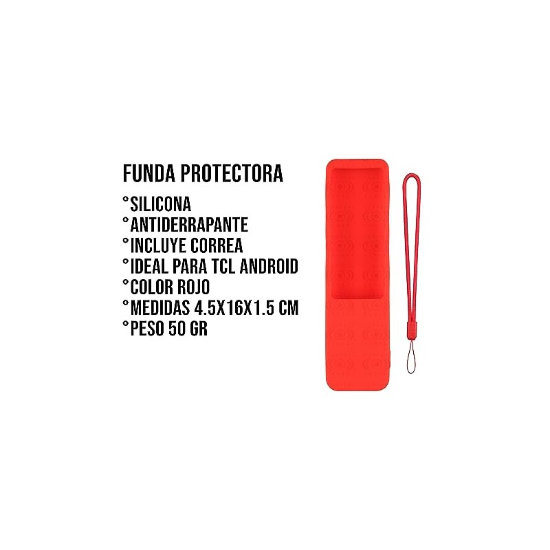 CONTROL EXPERT Funda para Control TCL RC802V Case Silicon Smart