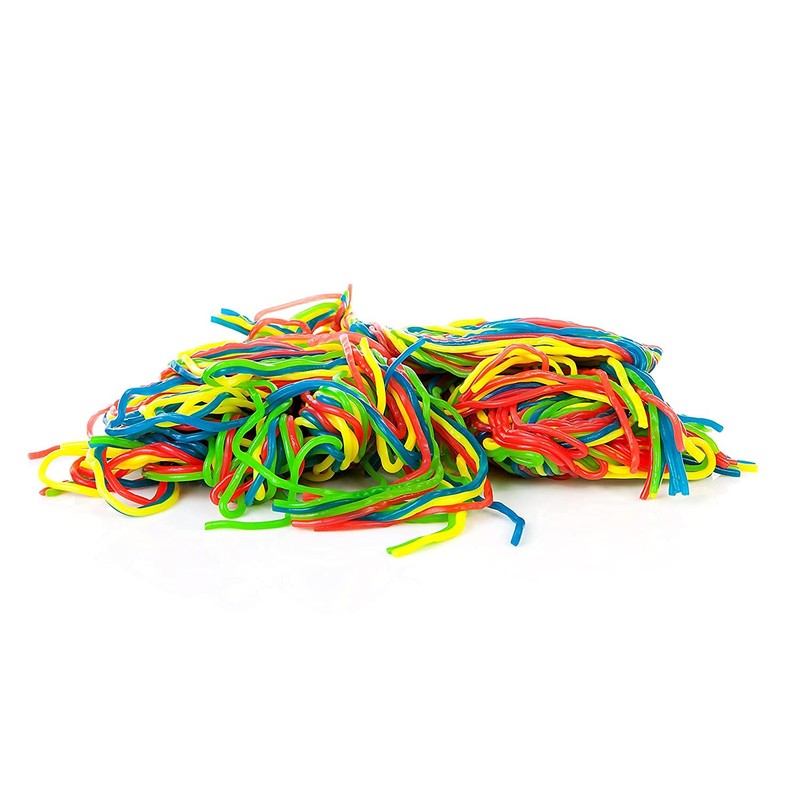 Fruidles Rainbow Licorice Laces, Rope String Licorice Candy Gummies, Soft,
