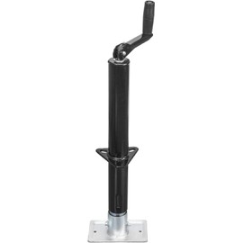 ROAD DAWG A-Frame Trailer Jack, 2,000 LBs Capacity, 14 Inches Vertical Travel, Top-Wind Handle Trailer Tongue Jack with Foot Plate, for Camper, RV，ATR39004MB