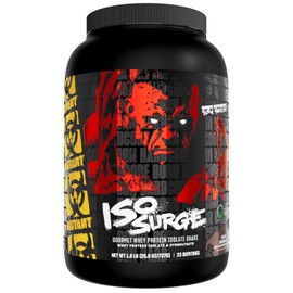 Mutant Mutant ISO Surge Whey Protein Isolate Powder Acts Fast to Help Recover, Build Muscle, Bulk and Strength, 1.6 lb (Triple Chocolate)