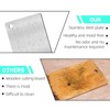 XQMMGO Titanium Chopping Board, Stainless Steel, Double-Sided Food Grade, Easy