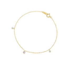 Canal Yondo Sea K10 Bracelet, Birthstone, Yellow Gold